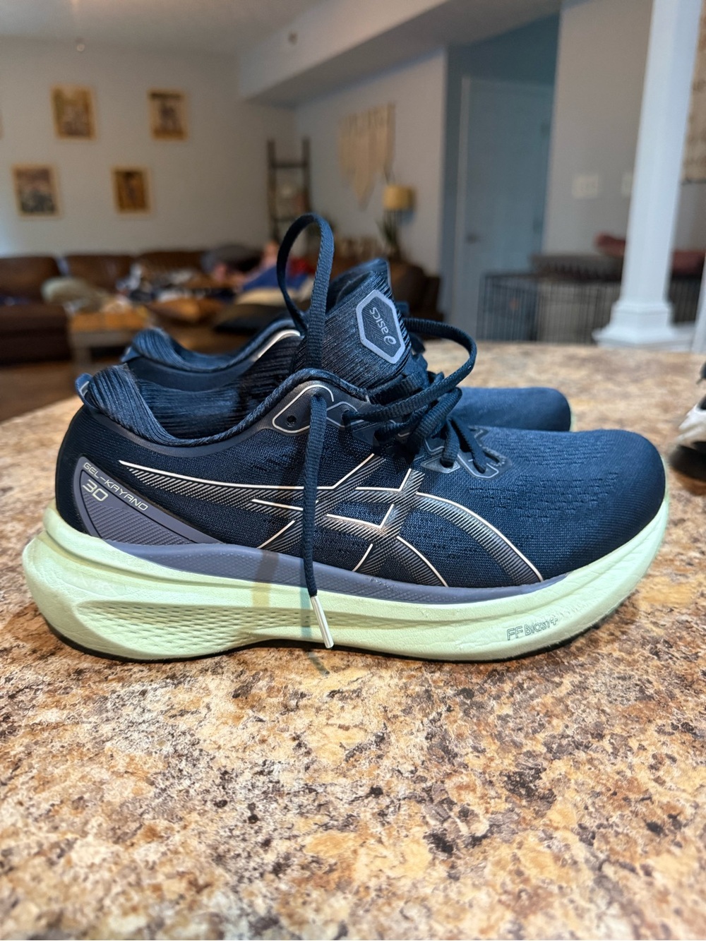 ASICS Women, Gel Kayano Navy motion control Running Shoes